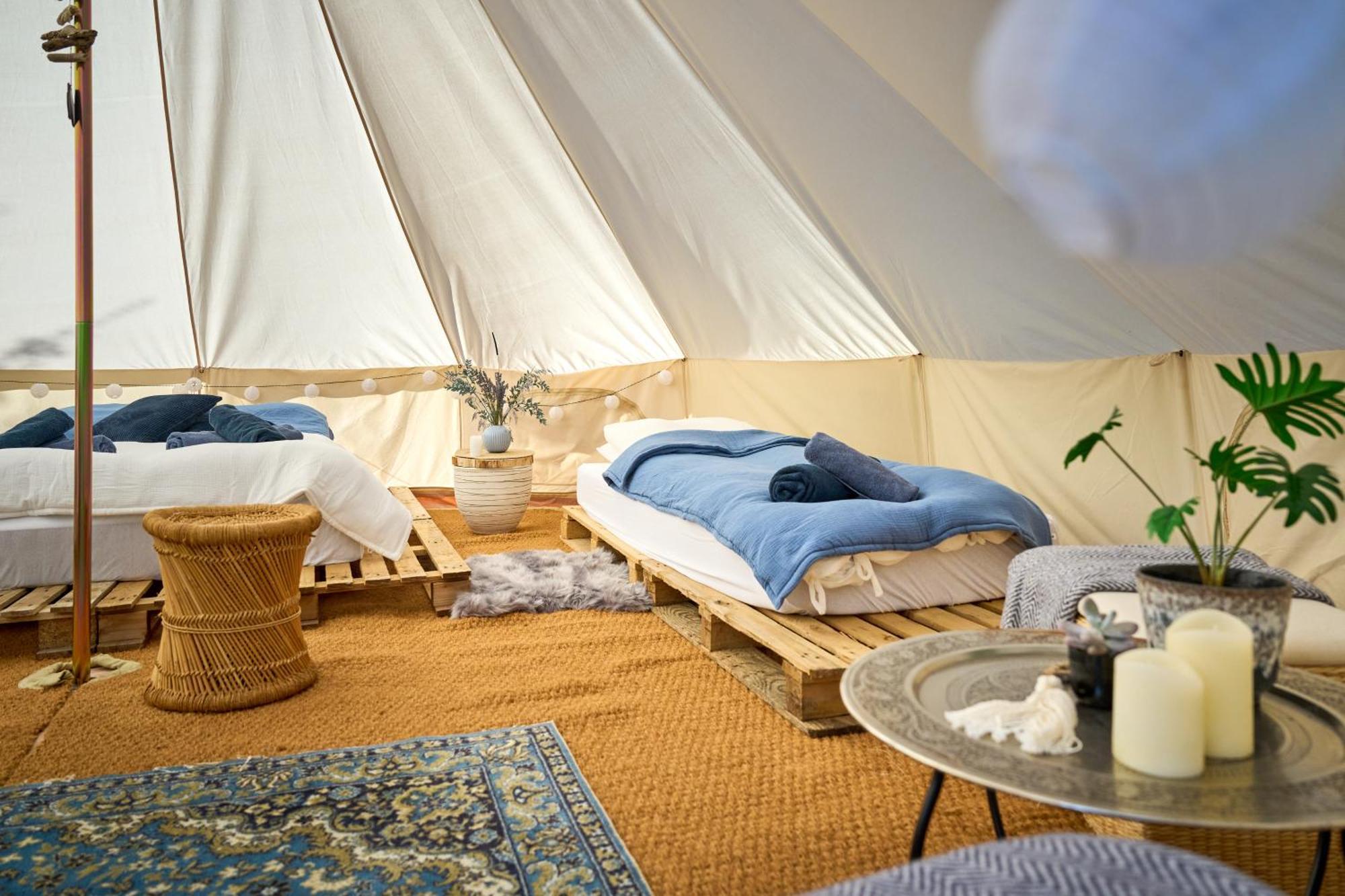 Hesselgaard Glamping Otel Dalby Dış mekan fotoğraf