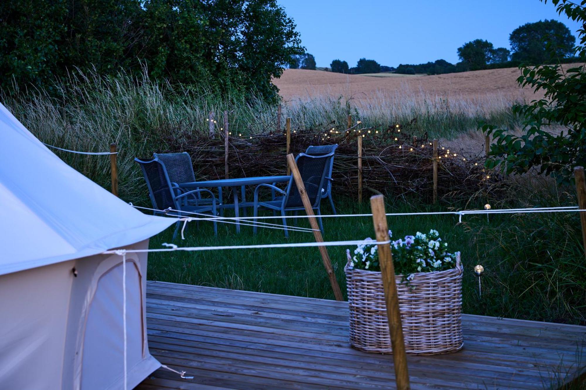 Hesselgaard Glamping Otel Dalby Dış mekan fotoğraf