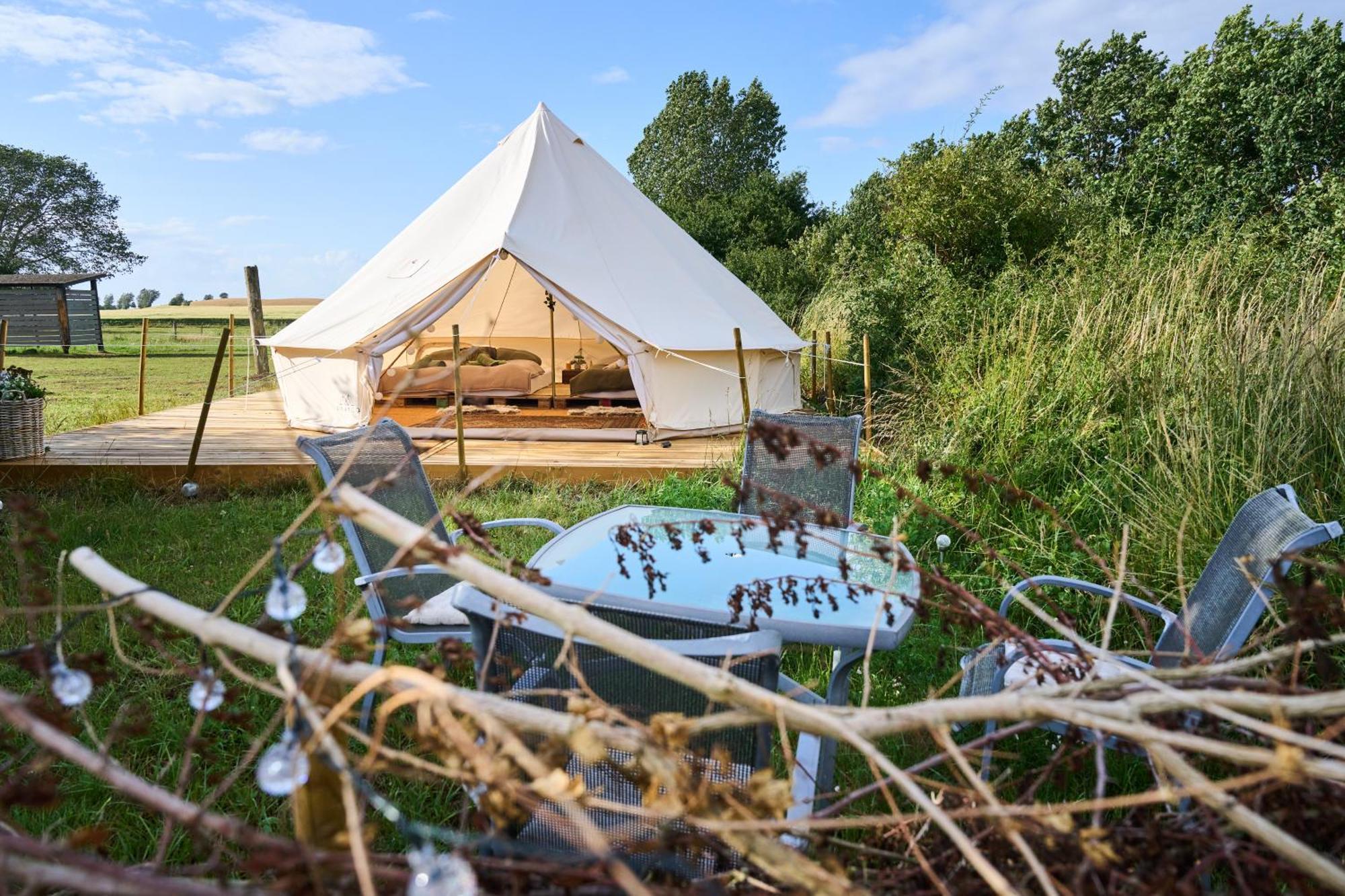 Hesselgaard Glamping Otel Dalby Dış mekan fotoğraf