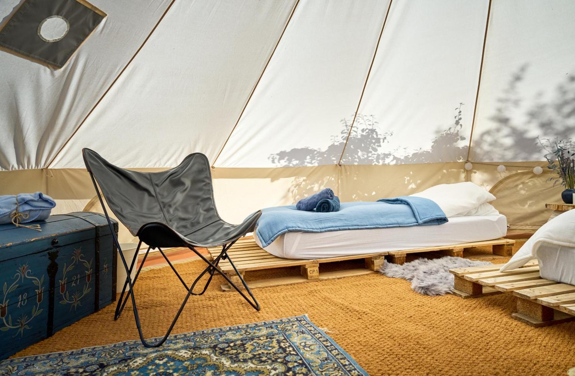 Hesselgaard Glamping Otel Dalby Dış mekan fotoğraf