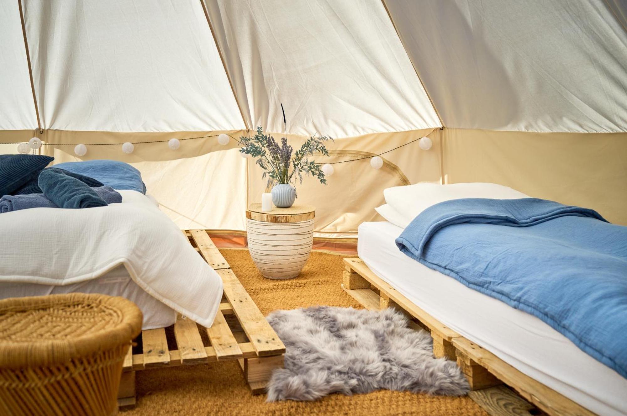 Hesselgaard Glamping Otel Dalby Dış mekan fotoğraf