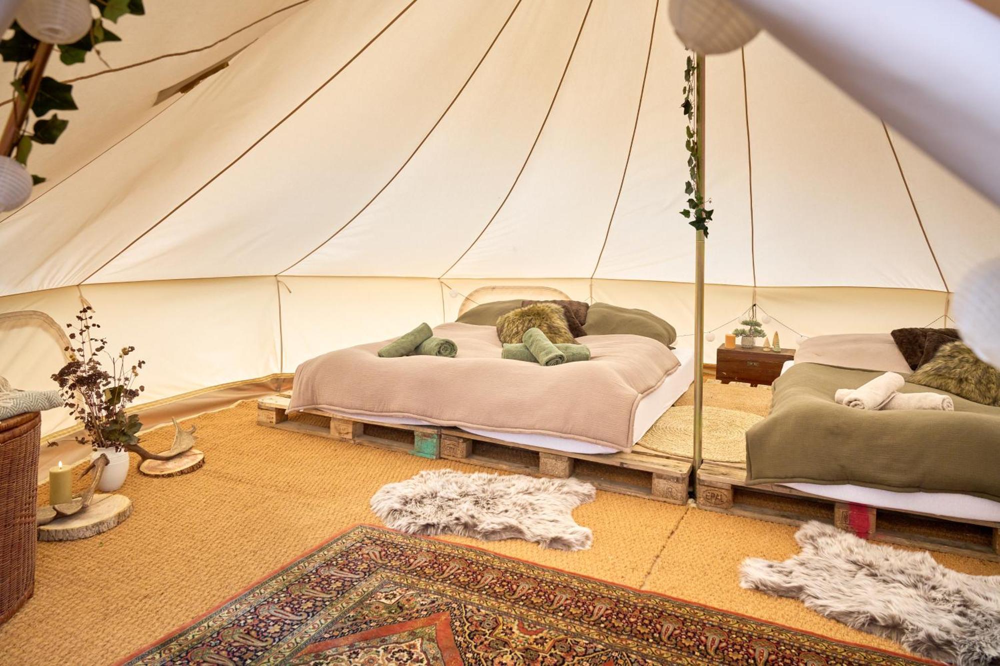 Hesselgaard Glamping Otel Dalby Dış mekan fotoğraf