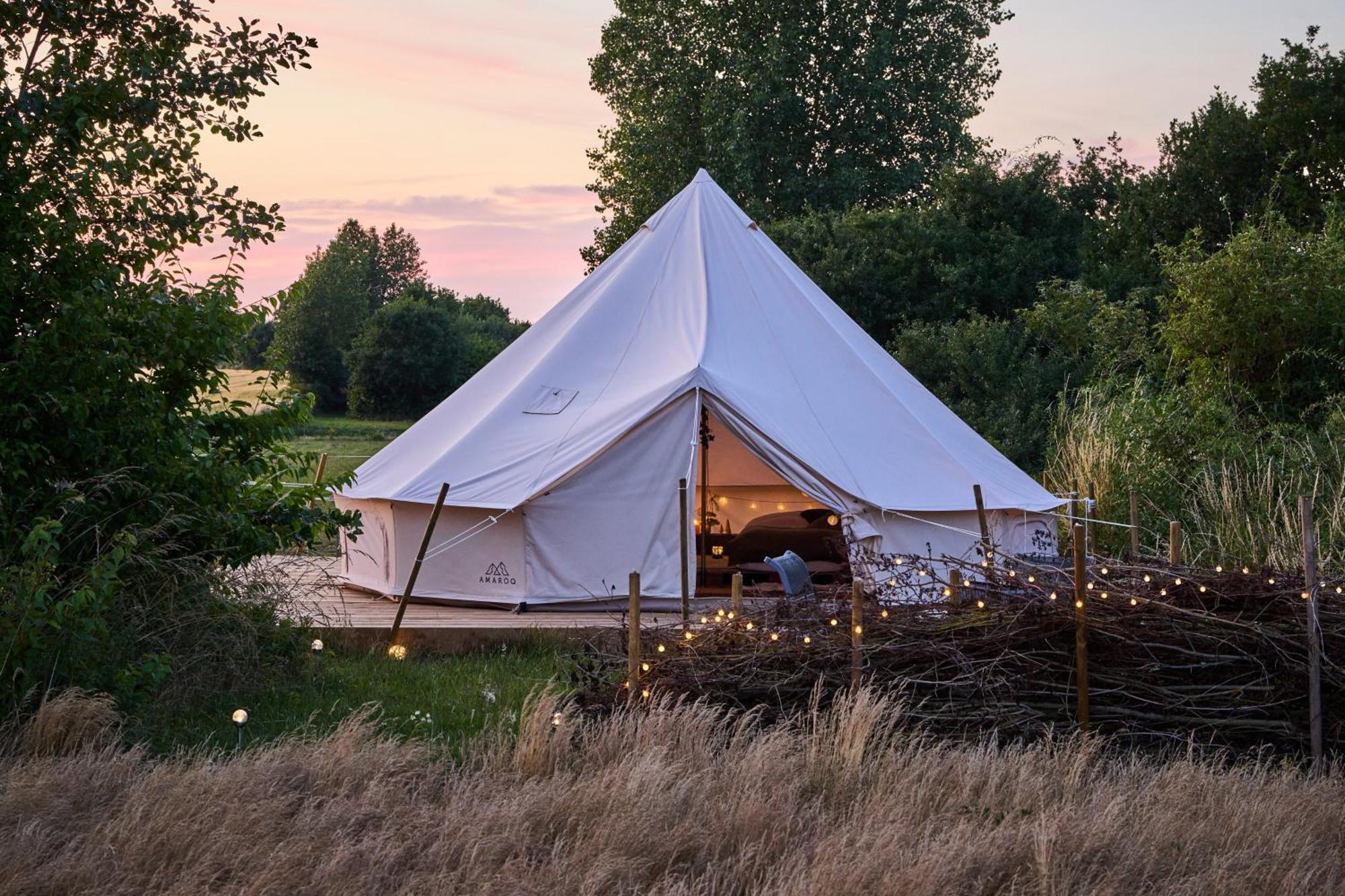 Hesselgaard Glamping Otel Dalby Dış mekan fotoğraf
