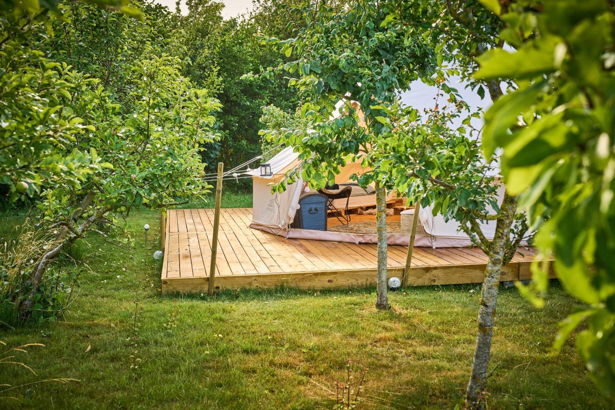 Hesselgaard Glamping Otel Dalby Dış mekan fotoğraf